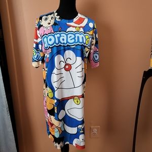Doremon tshirt dress